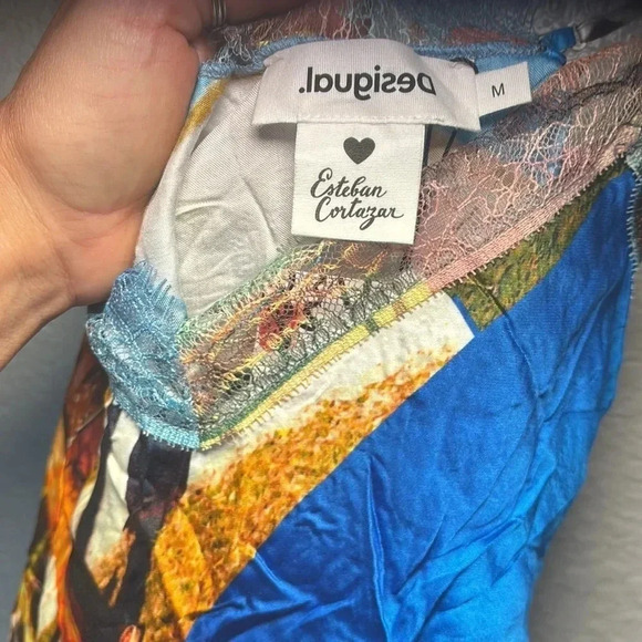 DESIGUAL. LINGERIE DRESS SOUTH BEACH IN BLUE - Picture 5 of 5